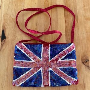 Union Jack Sequin Crossbody Bag